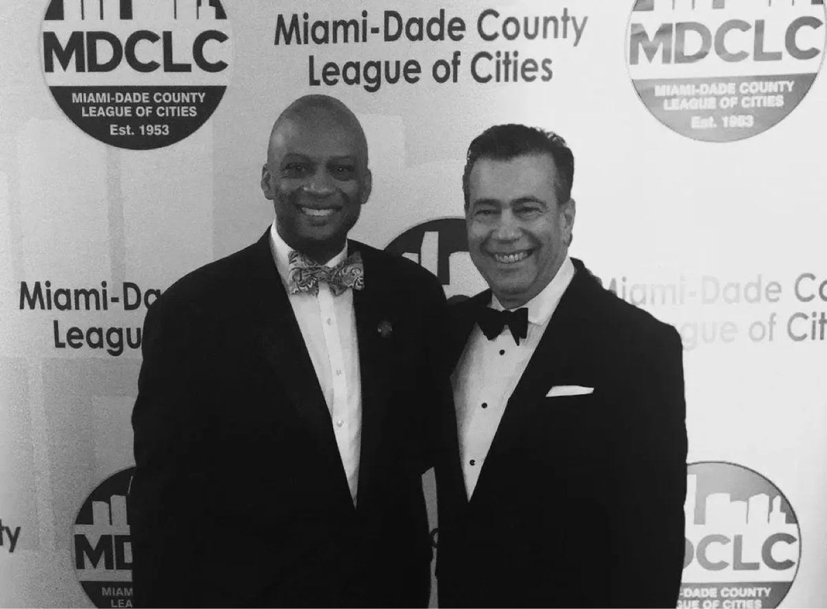 George Jalil at the Miami-Dade County League of Cities gala